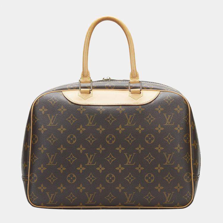 Pre Owned Louis Vuitton Brown Monogram Deauville