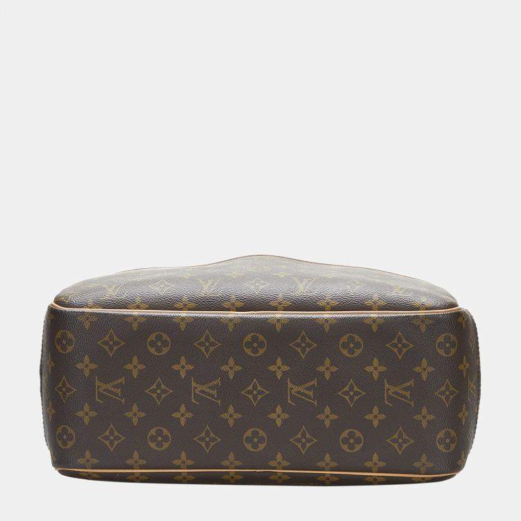 Pre Owned Louis Vuitton Brown Monogram Deauville
