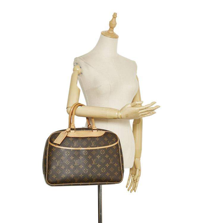 Pre Owned Louis Vuitton Brown Monogram Deauville