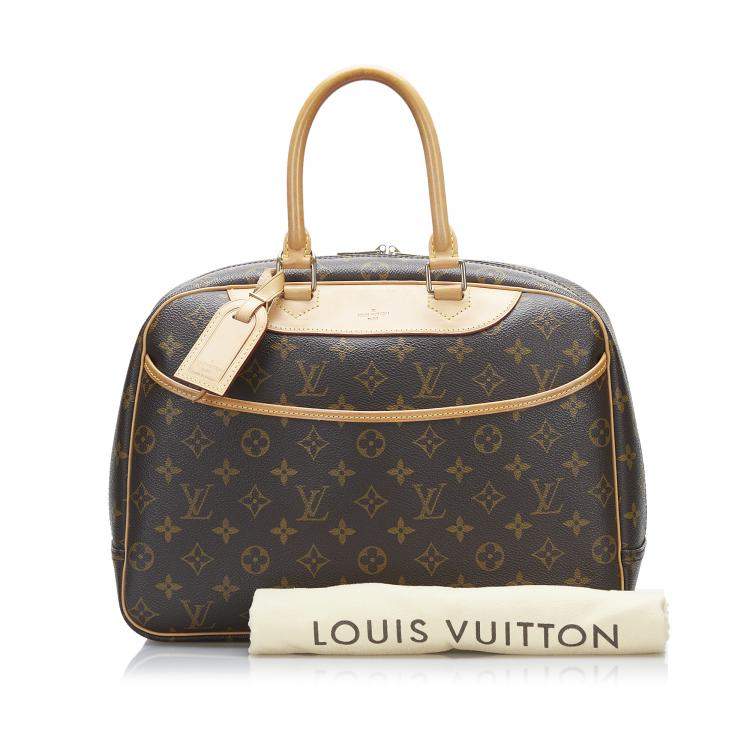 Pre Owned Louis Vuitton Brown Monogram Deauville