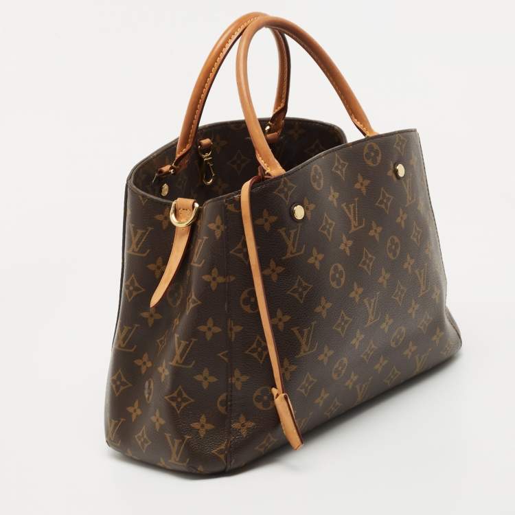 Pre Owned Louis Vuitton Monogram Canvas Montaigne MM Bag