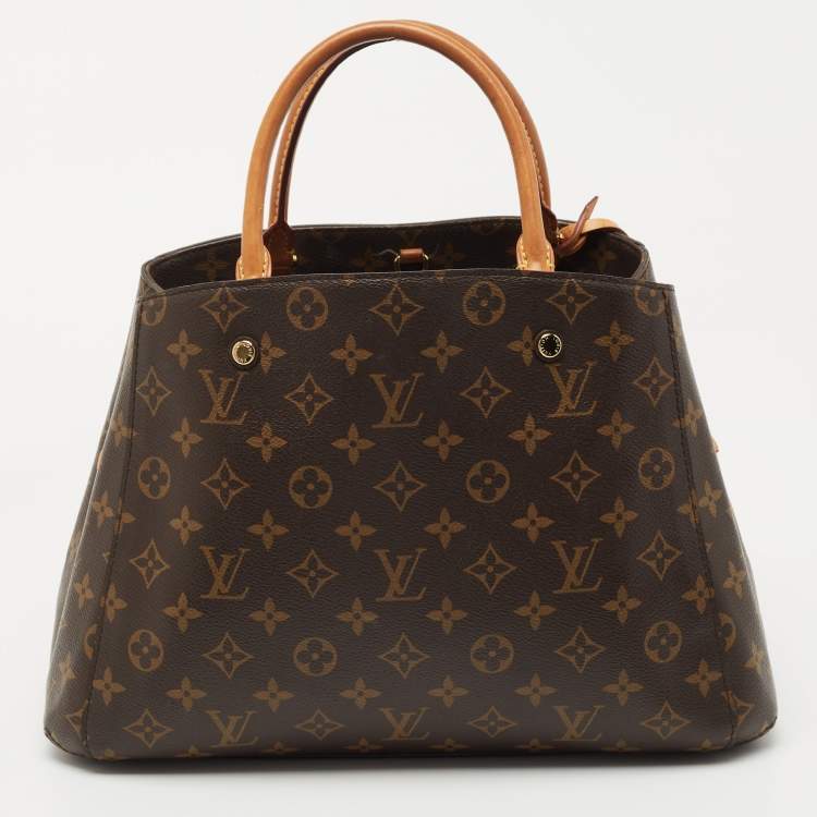 Pre Owned Louis Vuitton Monogram Canvas Montaigne MM Bag