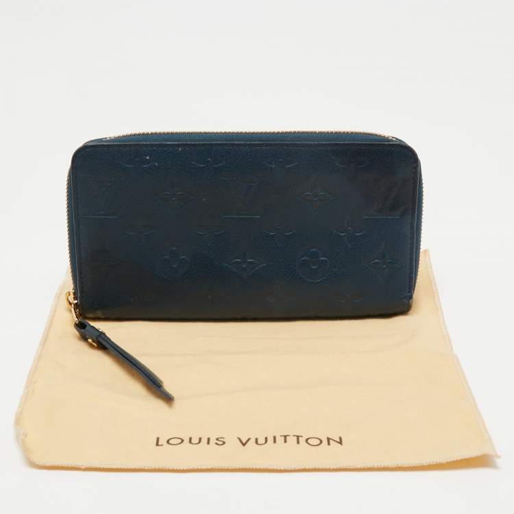 Pre Owned Louis Vuitton Orage Monogram Empreinte Leather Zippy Wallet