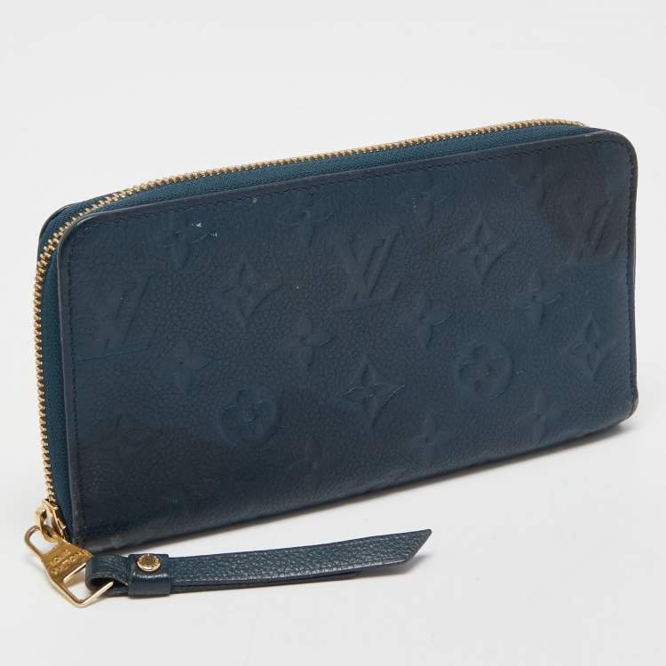 Pre Owned Louis Vuitton Orage Monogram Empreinte Leather Zippy Wallet