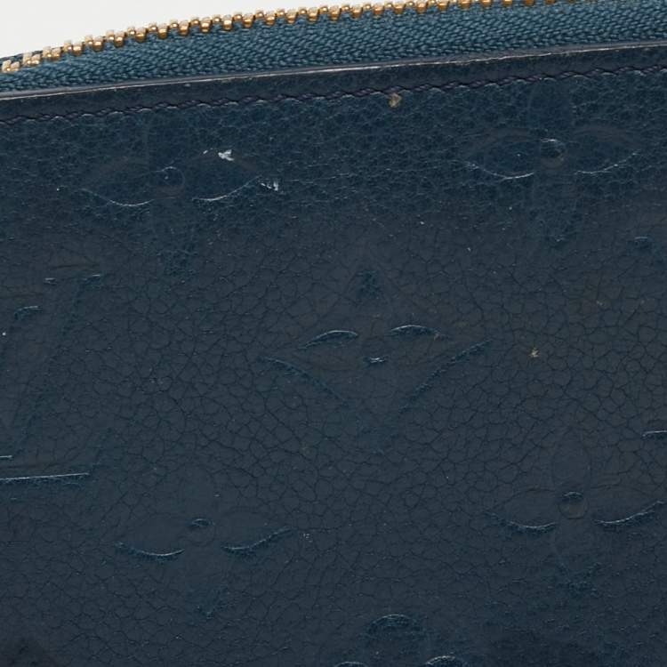 Pre Owned Louis Vuitton Orage Monogram Empreinte Leather Zippy Wallet