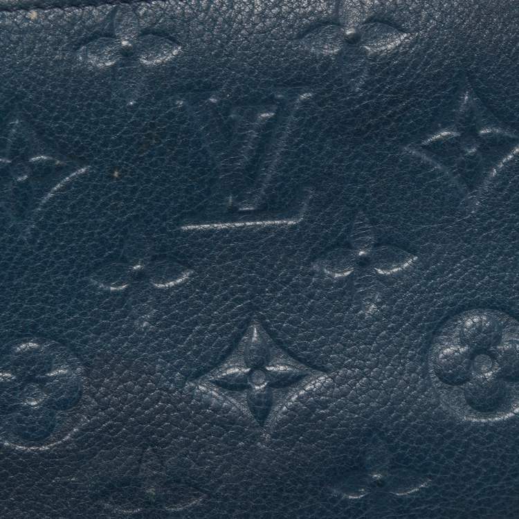 Pre Owned Louis Vuitton Orage Monogram Empreinte Leather Zippy Wallet