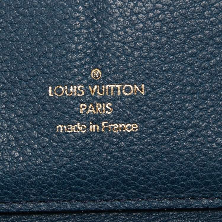 Pre Owned Louis Vuitton Orage Monogram Empreinte Leather Zippy Wallet