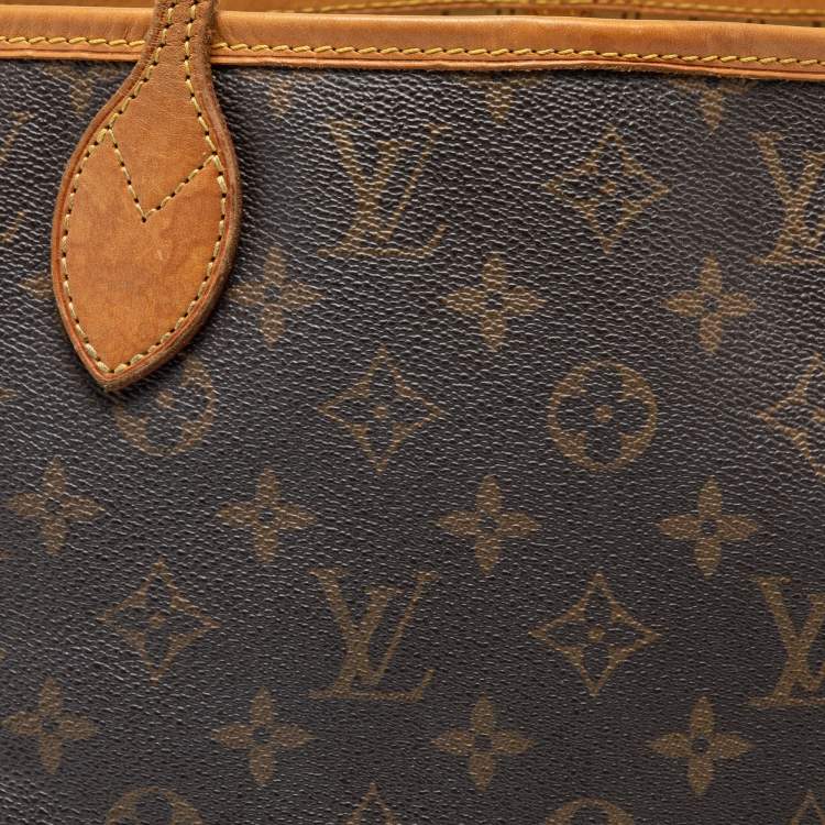 Pre Owned Louis Vuitton Monogram Canvas Neverfull MM Bag
