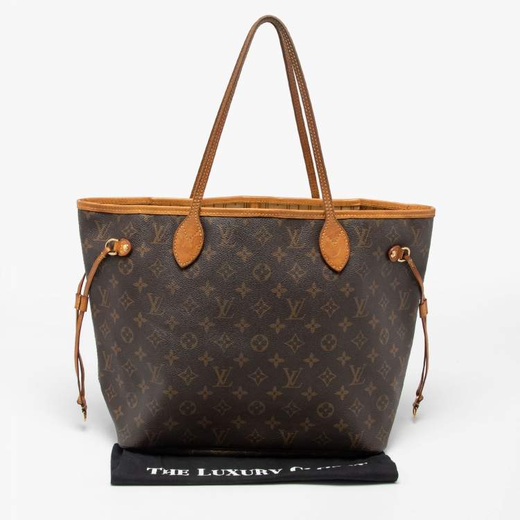 Pre Owned Louis Vuitton Monogram Canvas Neverfull MM Bag
