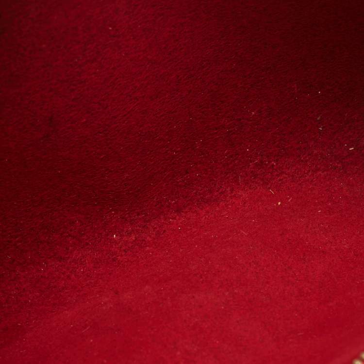 Pre Owned Louis Vuitton Red Epi Leather Pochette Accessoires