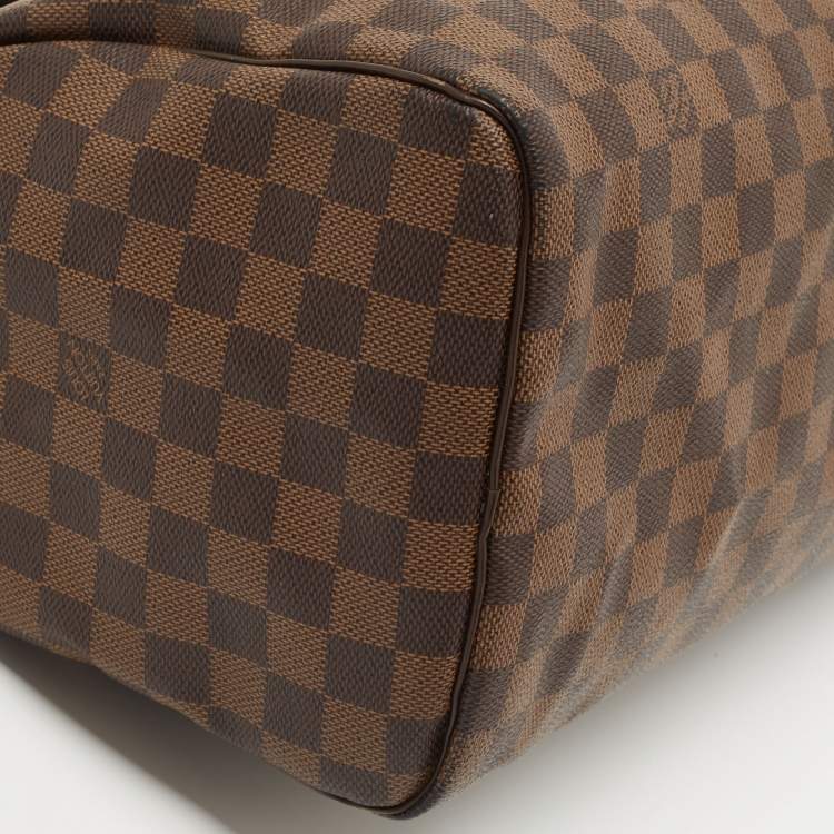 Pre Owned Louis Vuitton Damier Ebene Canvas Speedy 30 Bag