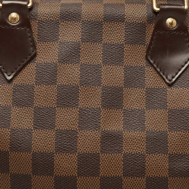 Pre Owned Louis Vuitton Damier Ebene Canvas Speedy 30 Bag