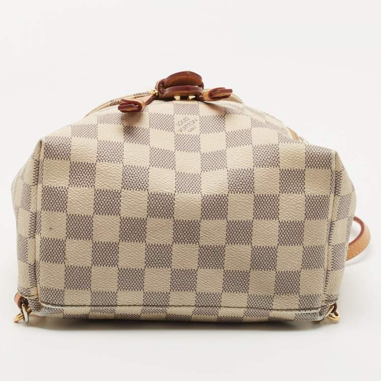 Pre Owned Louis Vuitton Damier Azur Canvas Sperone BB Bag