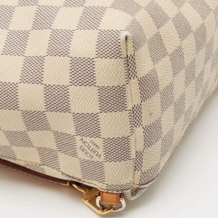Pre Owned Louis Vuitton Damier Azur Canvas Sperone BB Bag