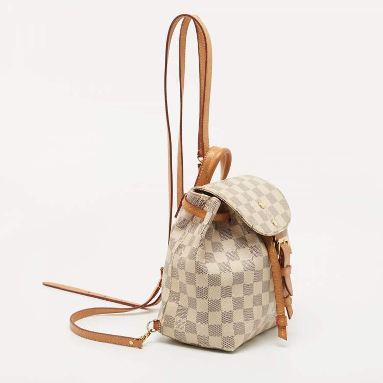 Pre Owned Louis Vuitton Damier Azur Canvas Sperone BB Bag