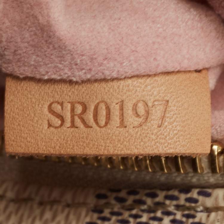 Pre Owned Louis Vuitton Damier Azur Canvas Sperone BB Bag