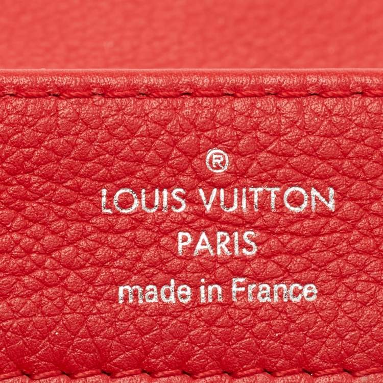 Pre Owned Louis Vuitton Rubis Leather Lockme II BB Bag