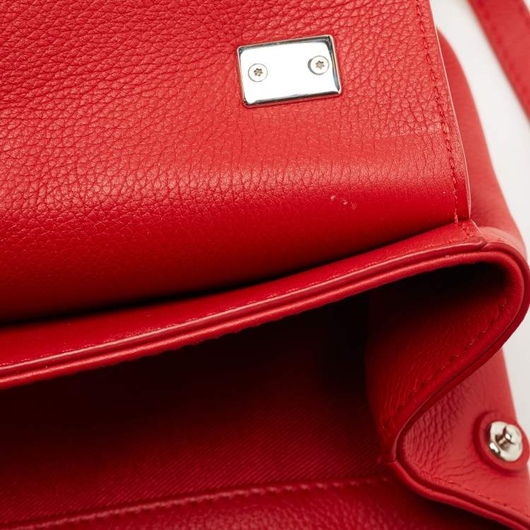 Pre Owned Louis Vuitton Rubis Leather Lockme II BB Bag