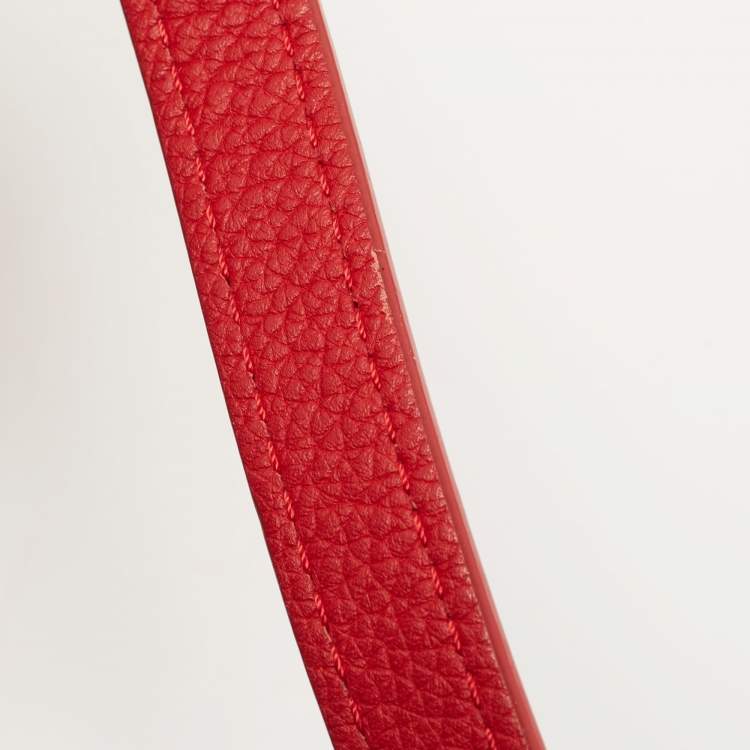 Pre Owned Louis Vuitton Rubis Leather Lockme II BB Bag