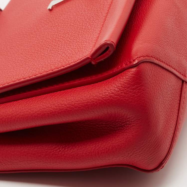 Pre Owned Louis Vuitton Rubis Leather Lockme II BB Bag