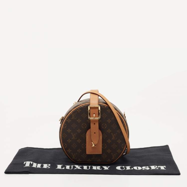 Pre Owned Louis Vuitton Monogram Canvas Petite Boite Chapeau Bag