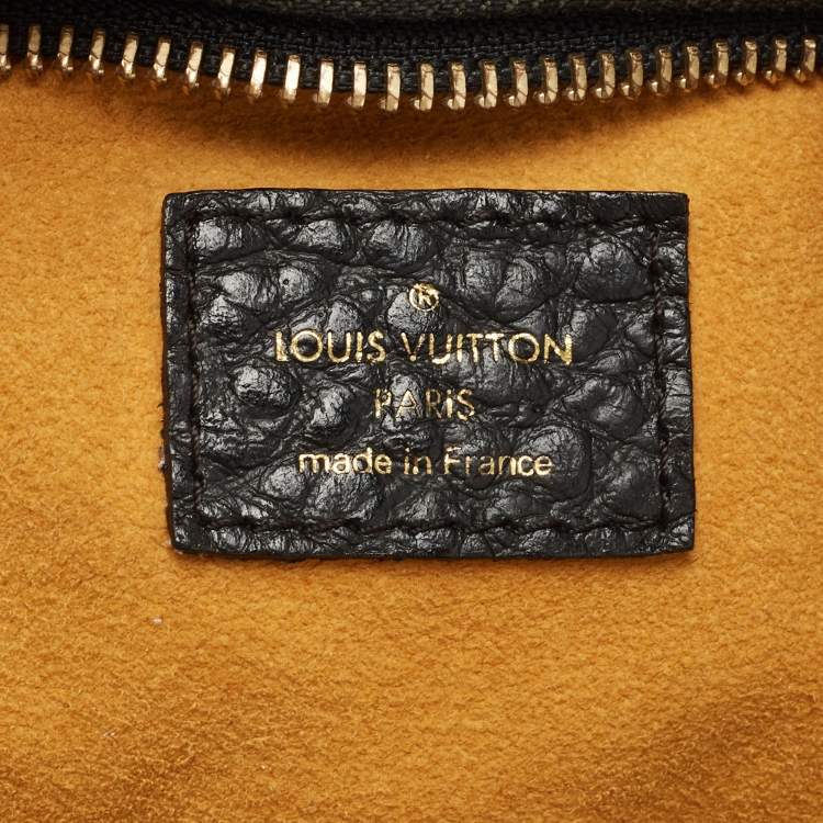 Pre Owned Louis Vuitton Black Monogram Denim Neo Cabby MM Bag