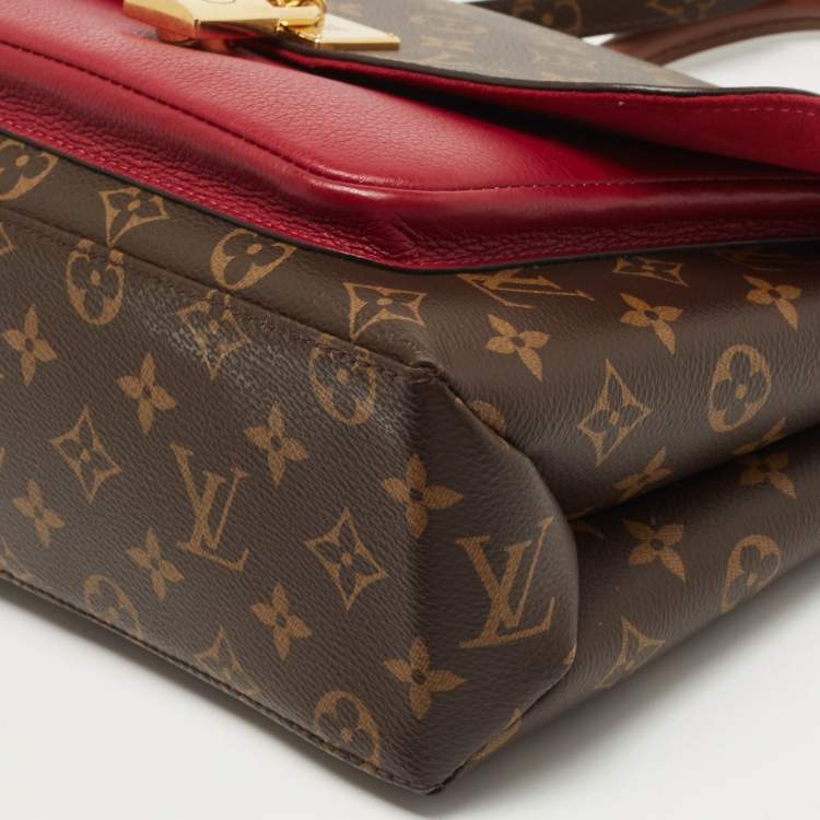 Pre Owned Louis Vuitton Aurore Monogram Canvas and Leather Marignan Bag
