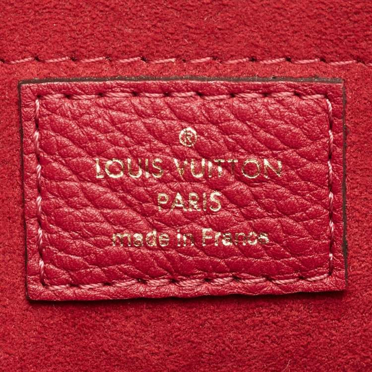 Pre Owned Louis Vuitton Aurore Monogram Canvas and Leather Marignan Bag