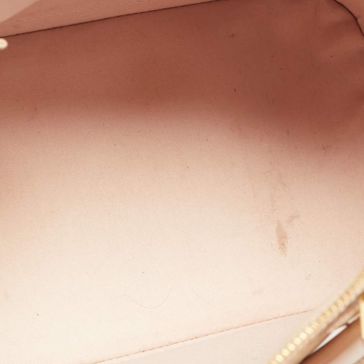 مملوكة مسبقًا Louis Vuitton Rose Florentine Monogram Vernis Alma PM Bag
