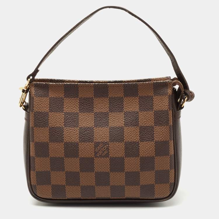 Pre Owned Louis Vuitton Damier Ebene Canvas Trousse Pochette