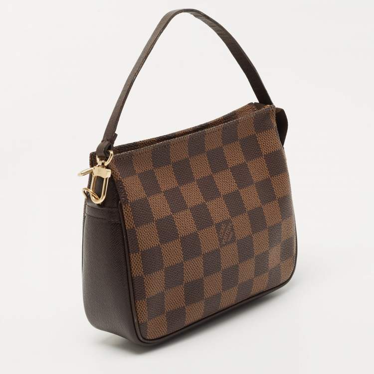 Pre Owned Louis Vuitton Damier Ebene Canvas Trousse Pochette
