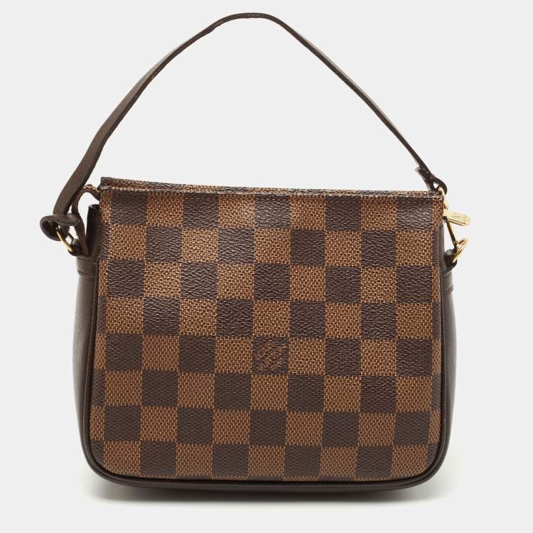 Pre Owned Louis Vuitton Damier Ebene Canvas Trousse Pochette