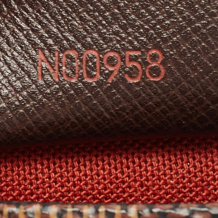 Pre Owned Louis Vuitton Damier Ebene Canvas Trousse Pochette