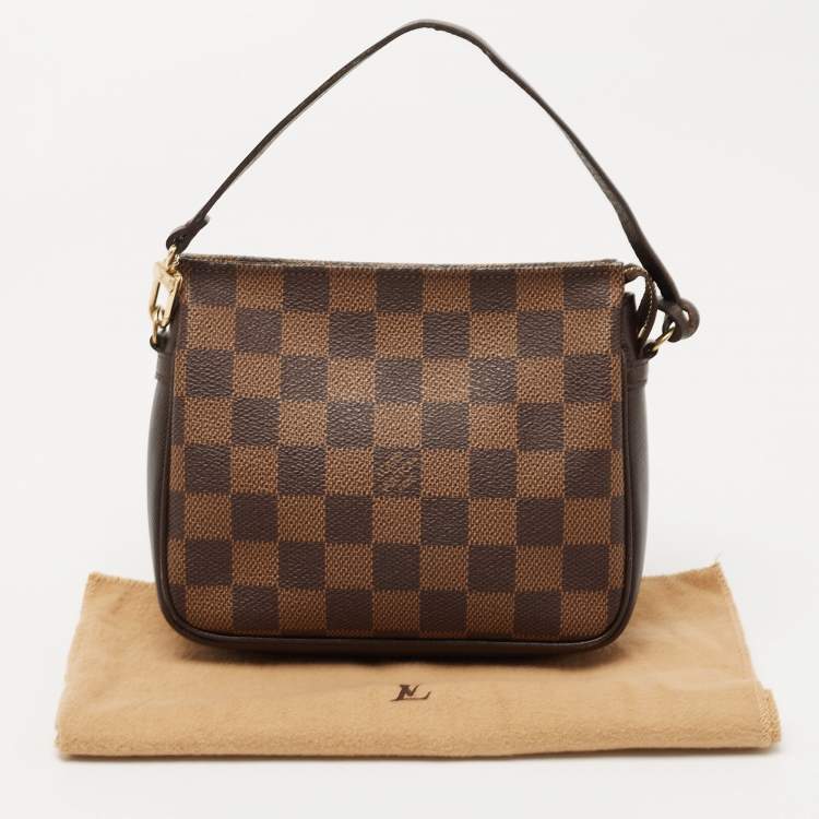Pre Owned Louis Vuitton Damier Ebene Canvas Trousse Pochette
