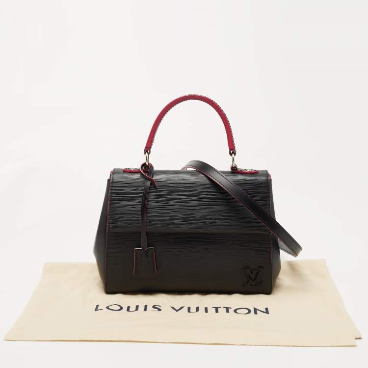 Pre Owned Louis Vuitton Black Epi Leather Cluny BB Bag