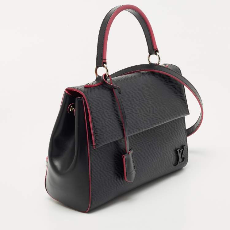 Pre Owned Louis Vuitton Black Epi Leather Cluny BB Bag