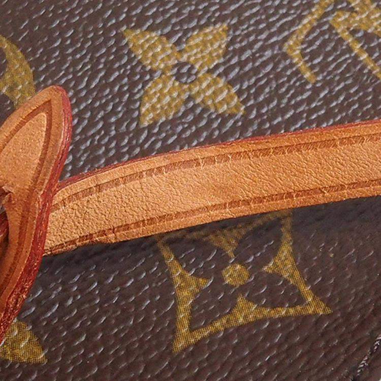 Pre Owned   Louis Vuitton Brown Monogram Pochette Accessoires