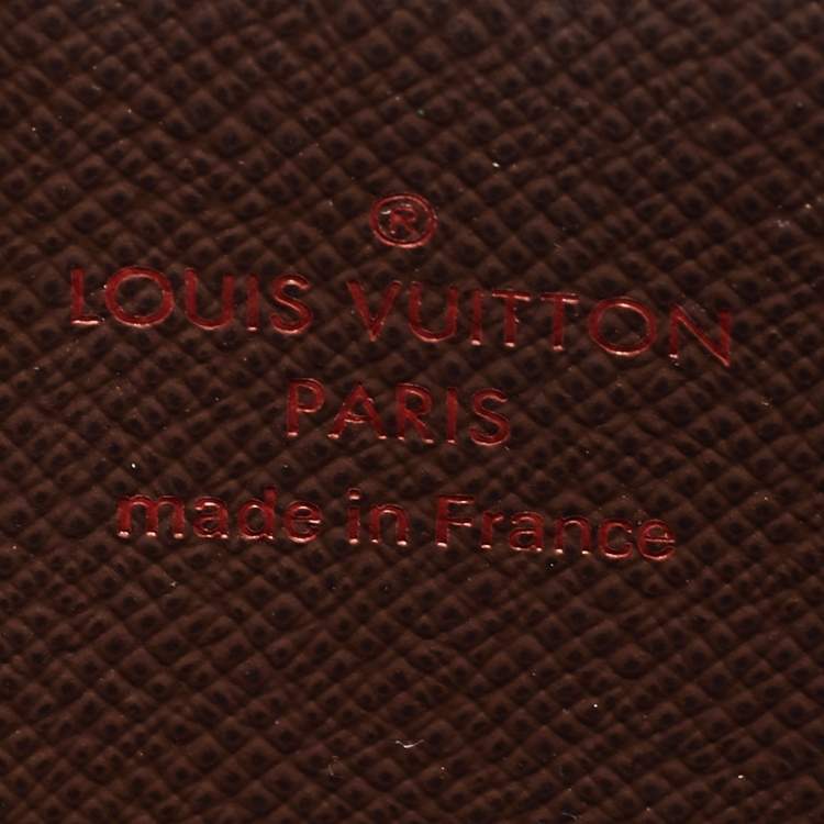 Pre Owned Louis Vuitton Damier Ebene Canvas Zippy Coin Purse