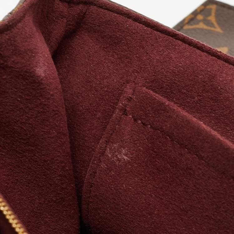 Pre Owned Louis Vuitton Cerise Monogram Canvas and Leather Saint Placide Bag