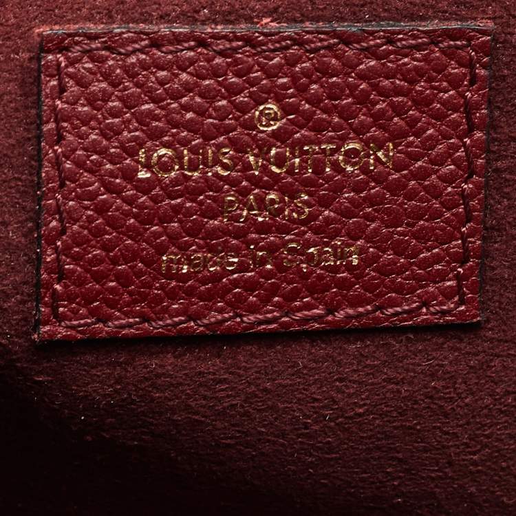 Pre Owned Louis Vuitton Cerise Monogram Canvas and Leather Saint Placide Bag