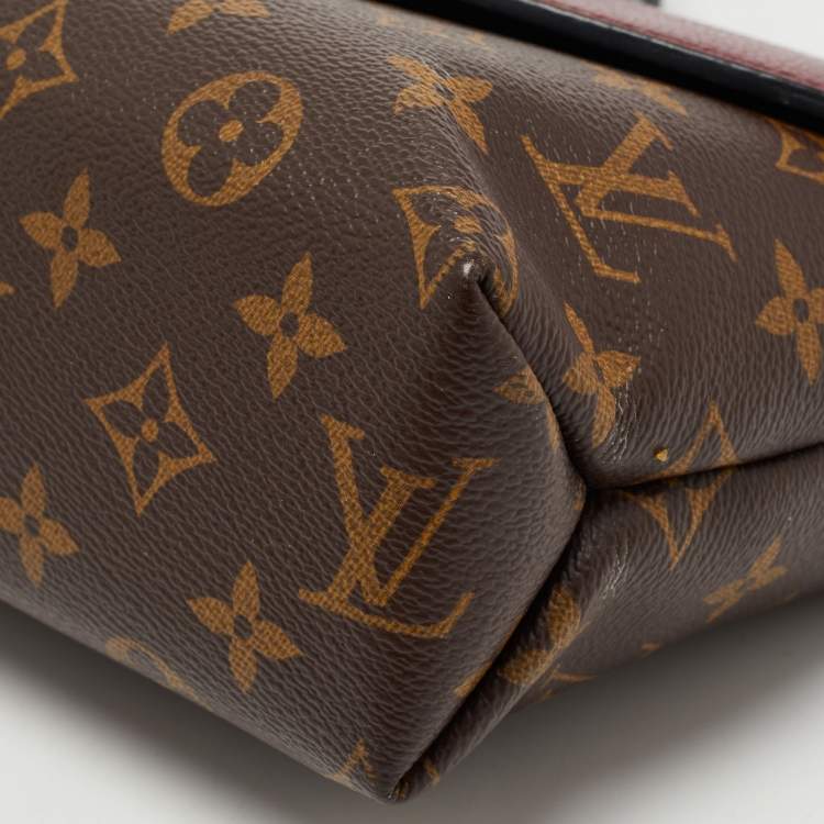 Pre Owned Louis Vuitton Cerise Monogram Canvas and Leather Saint Placide Bag