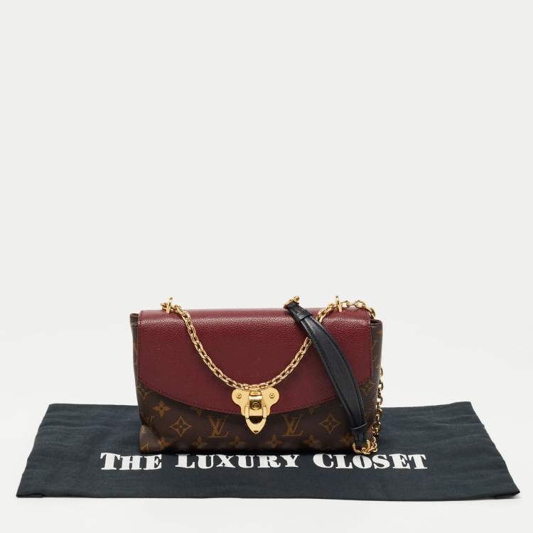 Pre Owned Louis Vuitton Cerise Monogram Canvas and Leather Saint Placide Bag