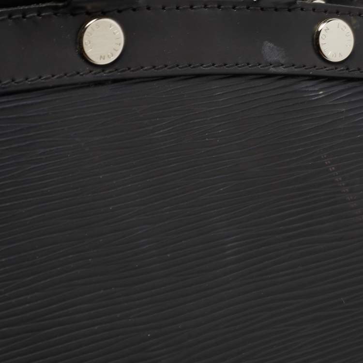 Pre Owned Louis Vuitton Black Epi Leather Brea GM Bag