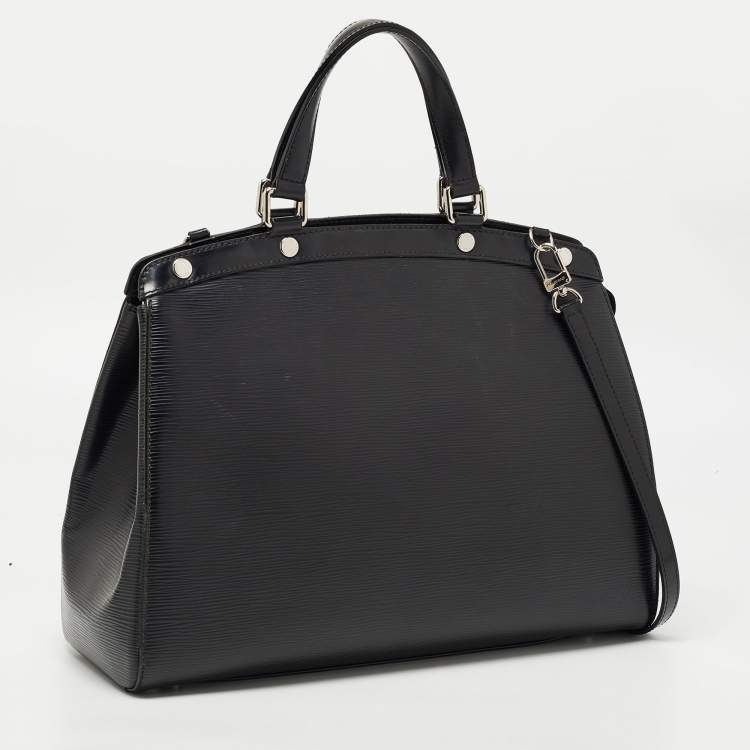 Pre Owned Louis Vuitton Black Epi Leather Brea GM Bag