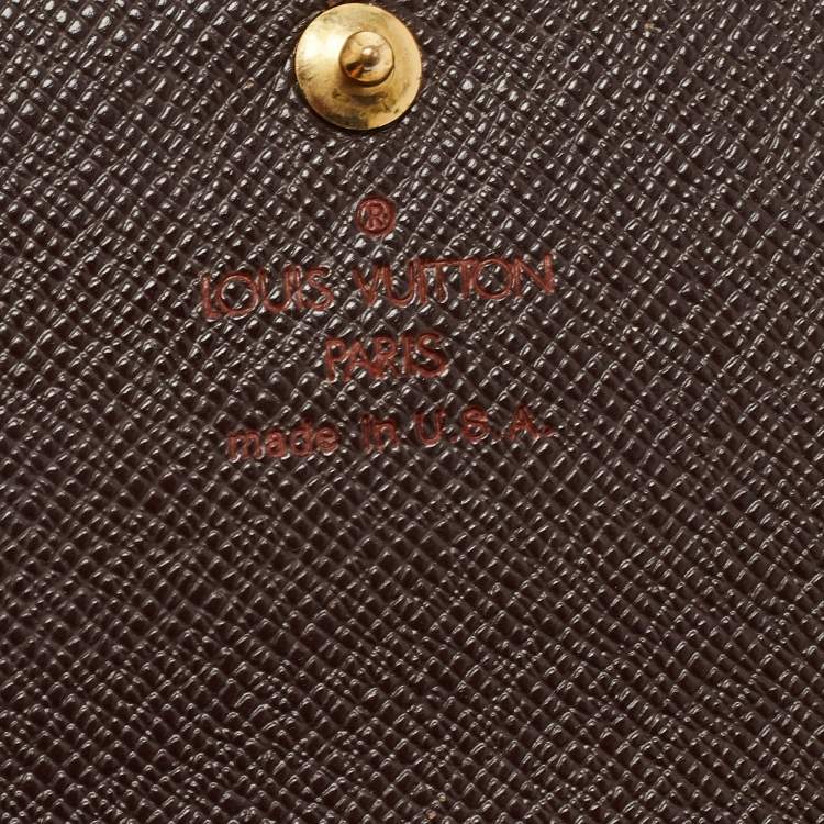 Pre Owned Louis Vuitton Monogram Canvas Porte Monnaie Tresor Wallet