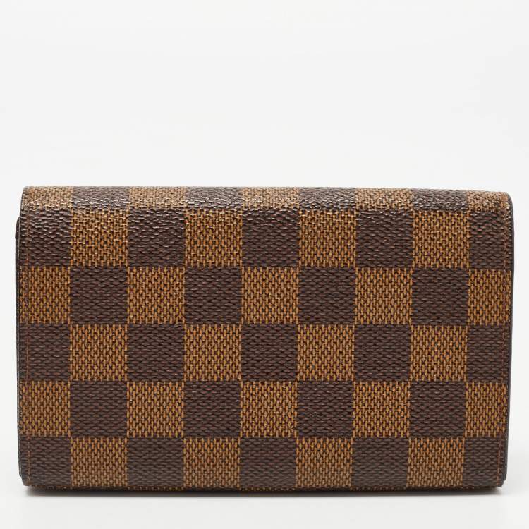Pre Owned Louis Vuitton Monogram Canvas Porte Monnaie Tresor Wallet
