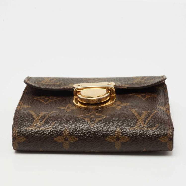 Pre Owned Louis Vuitton Monogram Canvas  Joey Wallet