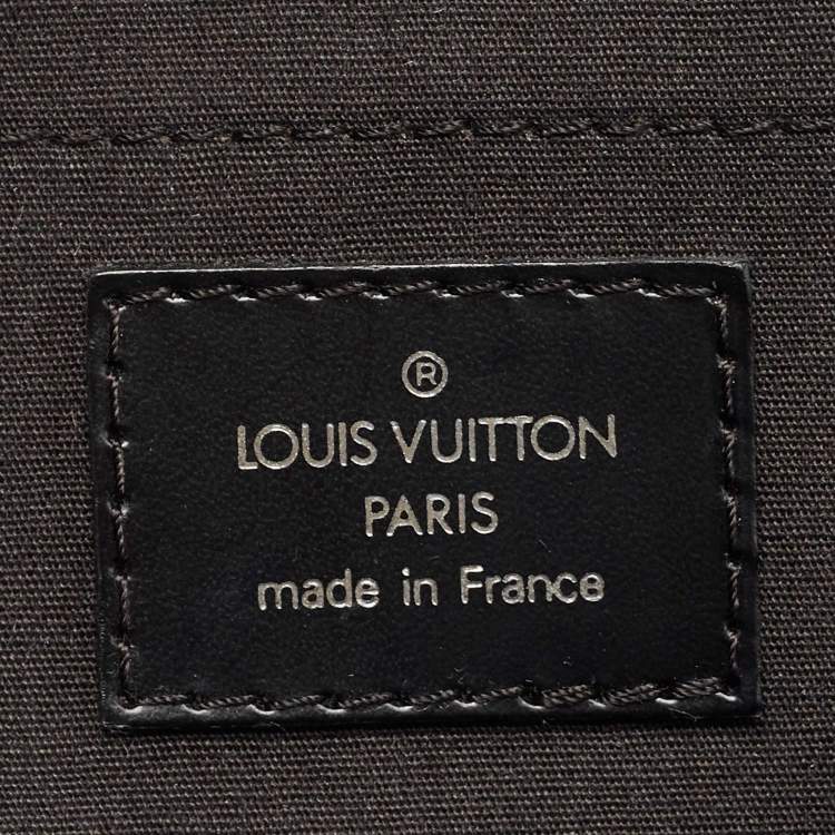 Pre Owned Louis Vuitton Black Epi Leather Montaigne GM Bag