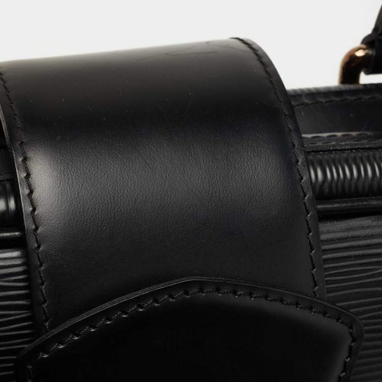 Pre Owned Louis Vuitton Black Epi Leather Montaigne GM Bag