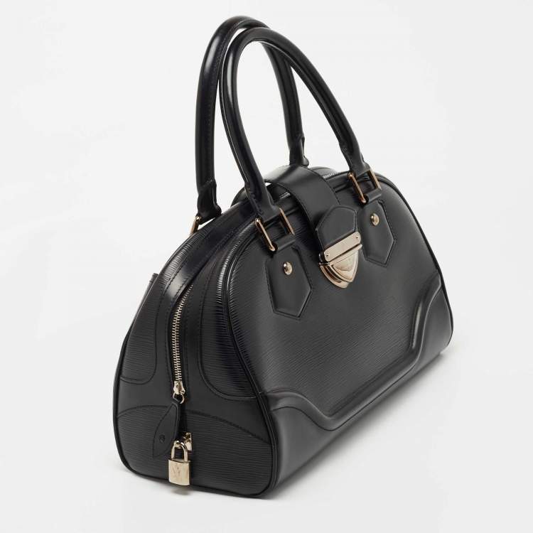 Pre Owned Louis Vuitton Black Epi Leather Montaigne GM Bag